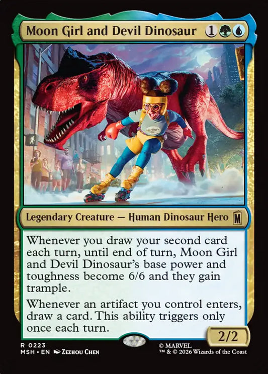 Moon Girl and Devil Dinosaur MSH Legendary Creature Human Dinosaur Hero NM