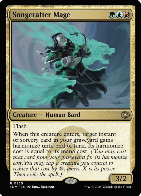 Songcrafter Mage TDM Creature Human Bard NM