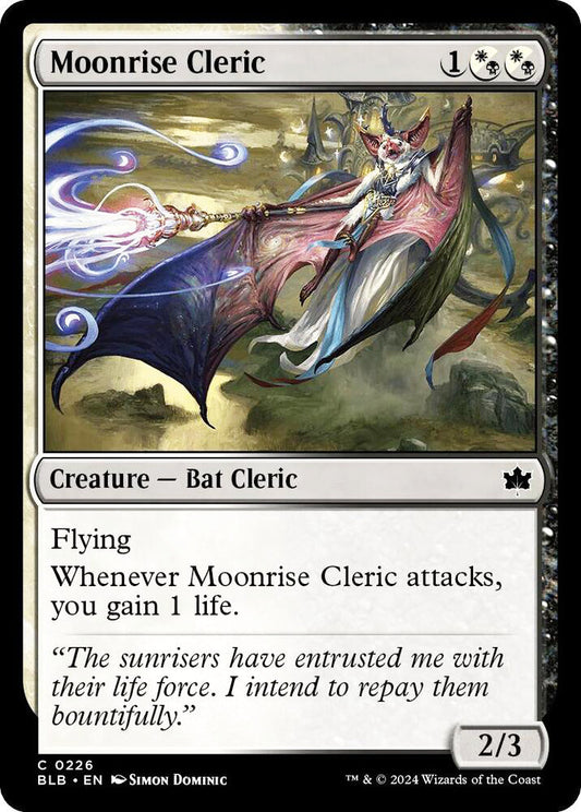 Moonrise Cleric BLB Creature Bat Cleric NM
