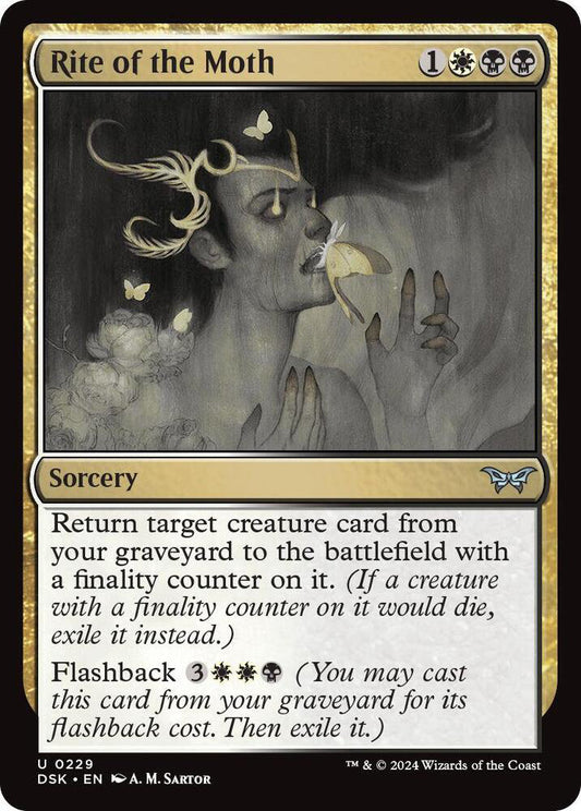Rite of the Moth DSK Sorcery NM