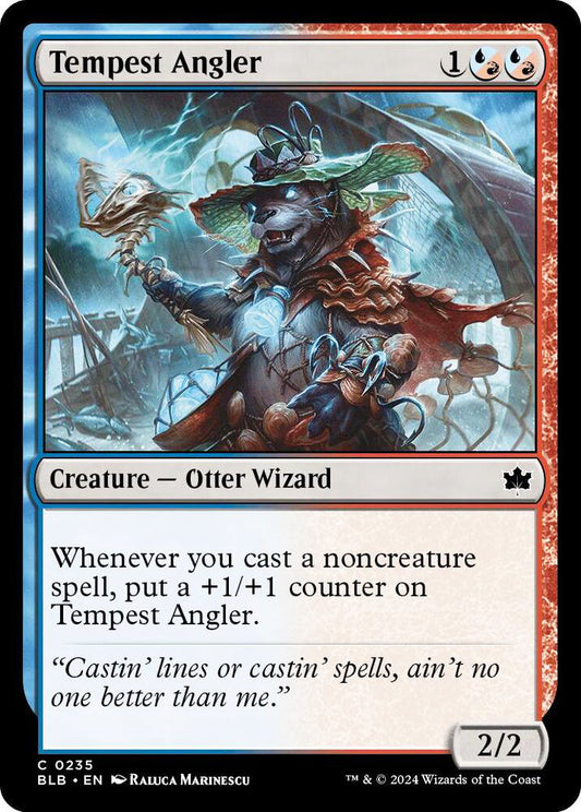 Tempest Angler BLB Creature Otter Wizard NM