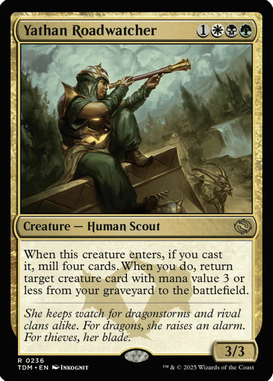 Yathan Roadwatcher TDM Creature Human Scout NM
