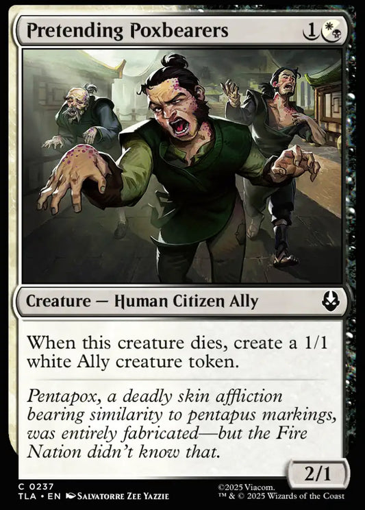 Pretending Poxbearers TLA Creature Human Citizen Ally NM