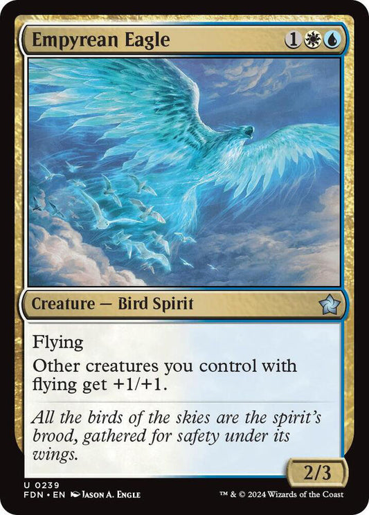 Empyrean Eagle FDN Creature Bird Spirit NM