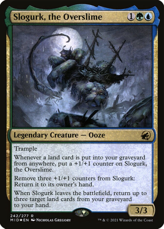 Slogurk the Overslime MID Legendary Creature Ooze *Foil* NM