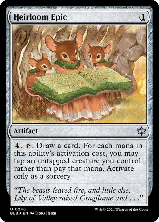 Heirloom Epic BLB Artifact *Foil* NM