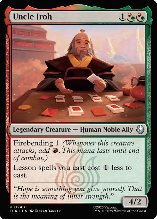 Uncle Iroh TLA Legendary Creature Human Noble Ally NM