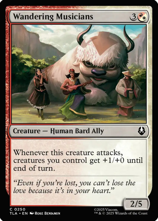 Wandering Musicians TLA Creature Human Bard Ally NM
