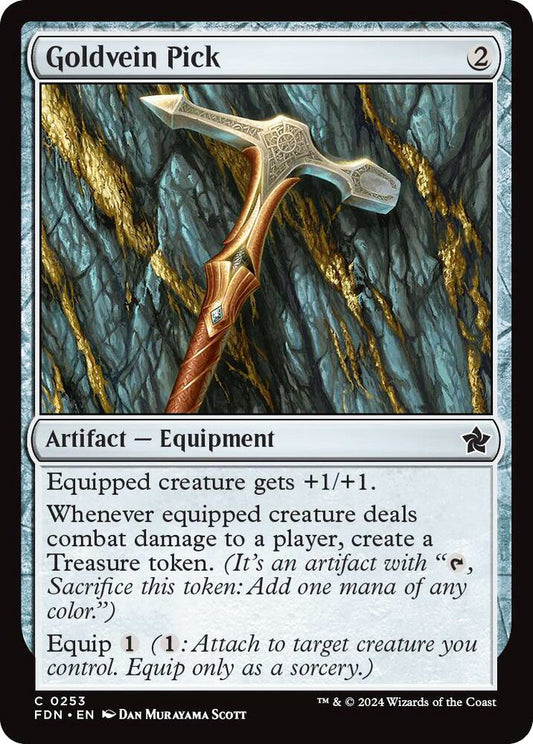 Goldvein Pick FDN Artifact Equipment NM