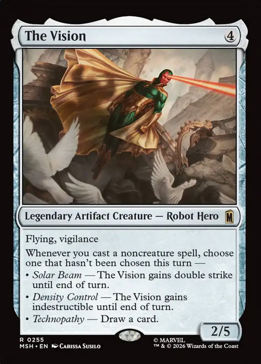 The Vision MSH Legendary Artifact Creature Robot Hero NM