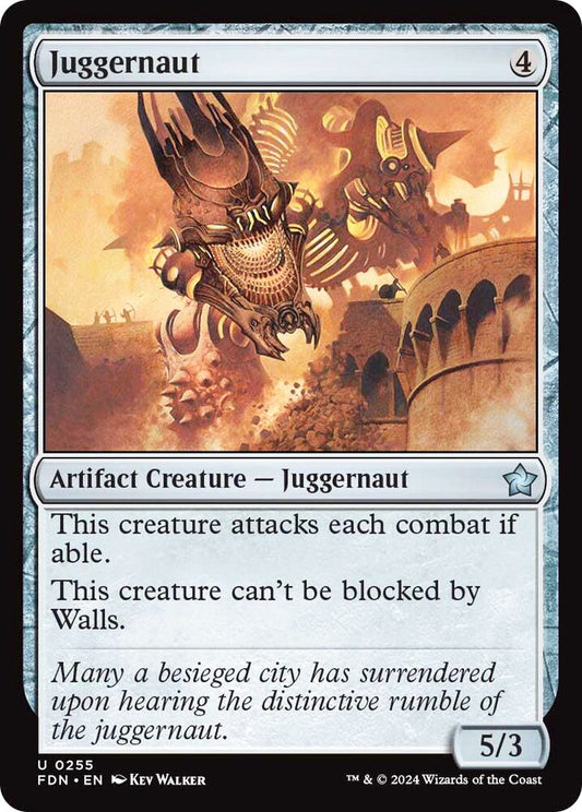 Juggernaut FDN Artifact Creature Juggernaut NM