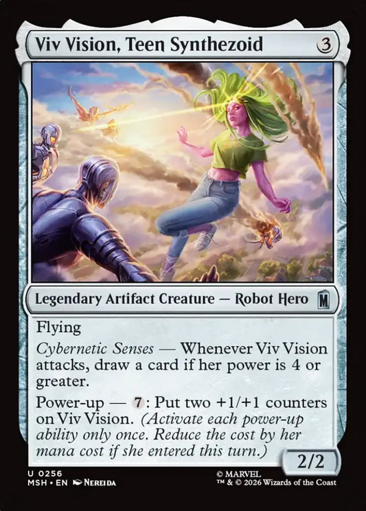 Viv Vision, Teen Synthezoid MSH Legendary Artifact Creature Robot Hero NM