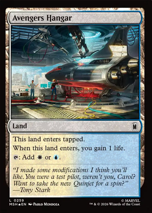 Avengers Hangar MSH Land *Foil* NM