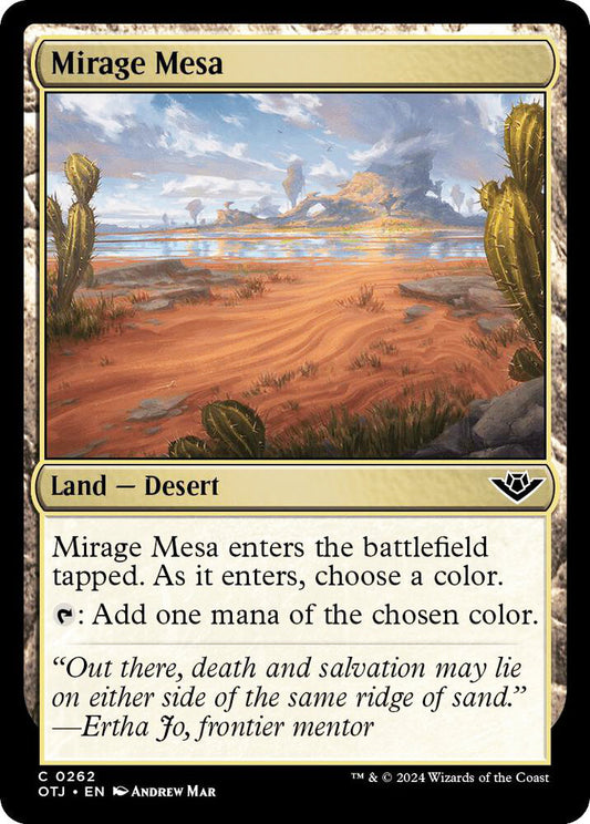Mirage Mesa Land Desert OTJ NM