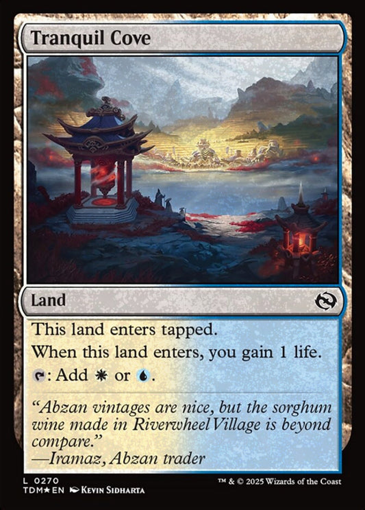 Tranquil Cove TDM Land *Foil* NM