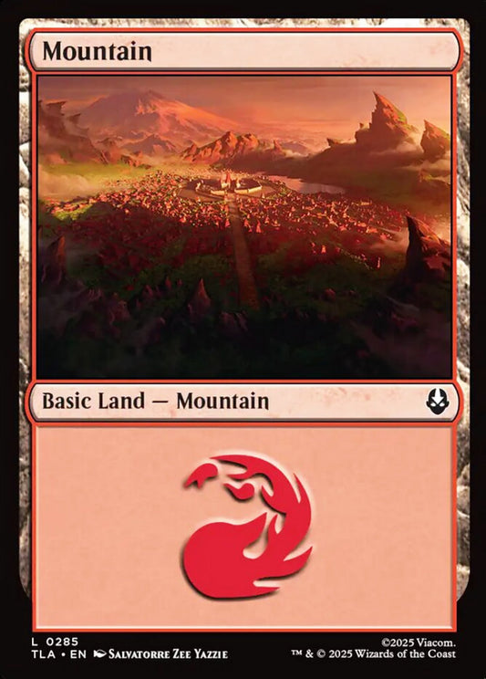 Mountain TLA Basic Land Mountain NM