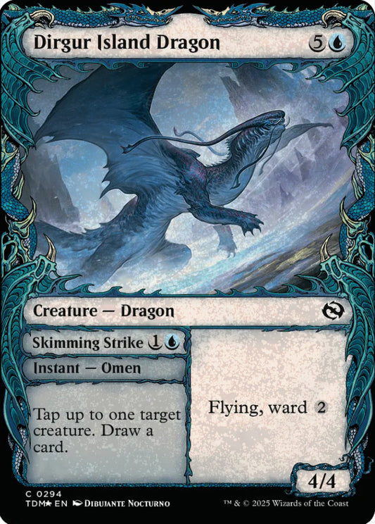 Dirgur Island Dragon TDM Creature Dragon *Foil* NM