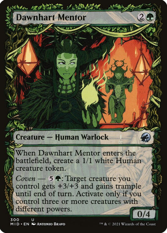 Dawnhart Mentor MID Creature Human Warlock NM