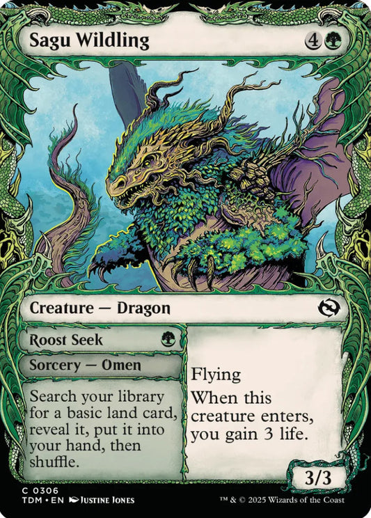 Sagu Wildling TDM Creature Dragon NM