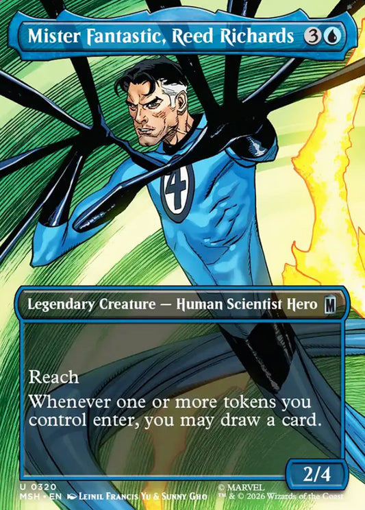 Mister Fantastic, Reed Richards MSH Legendary Creature Human Scientist Hero NM