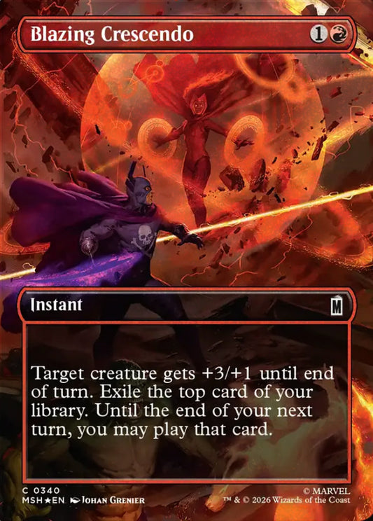 Blazing Crescendo MSH Instant *Foil* NM