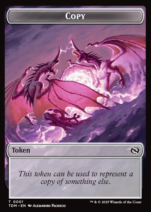 Copy/Monk TDM Token/Token Creature /Monk NM