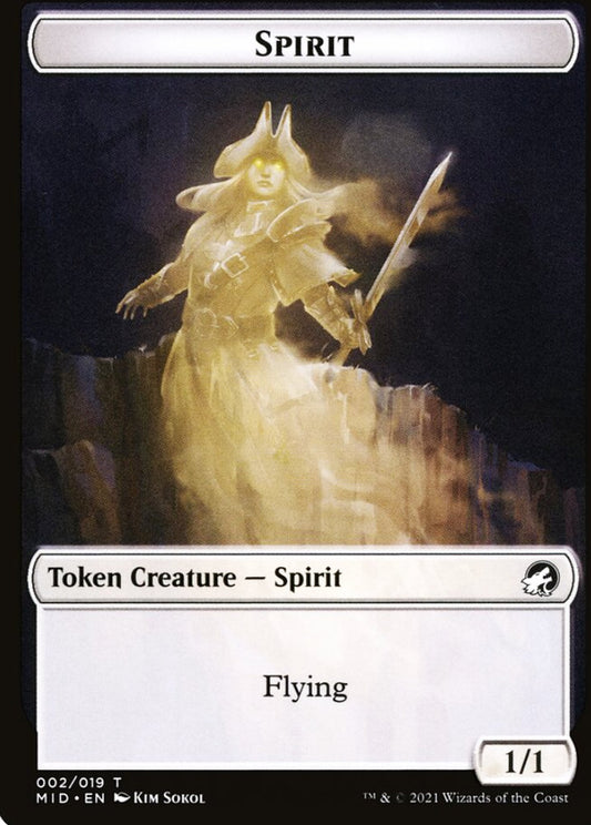 Spirit MID Token Creature Spirit NM