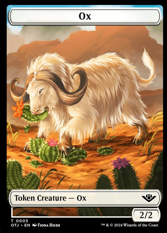 Ox Token Creature Ox OTJ NM