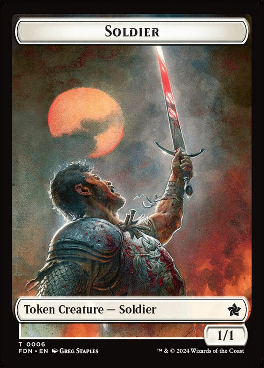 Rabbit/Soldier FDN Token Creature Rabbit/Soldier NM
