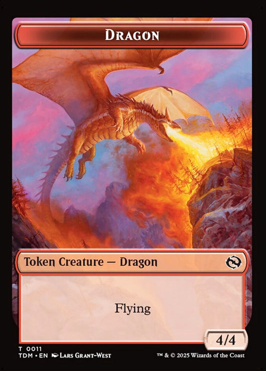 Dragon/Reliquary Dragon TDM Token Creature Dragon/Dragon NM