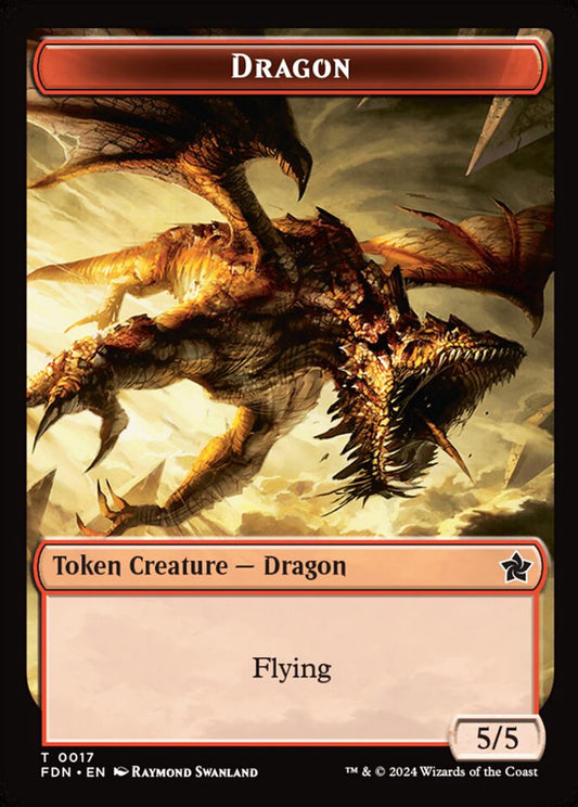 Dragon/Dragon FDN Token Creature Dragon NM