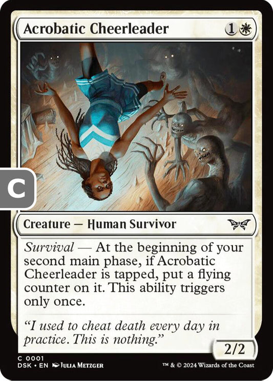 Acrobatic Cheerleader DSK Creature Human Survivor NM