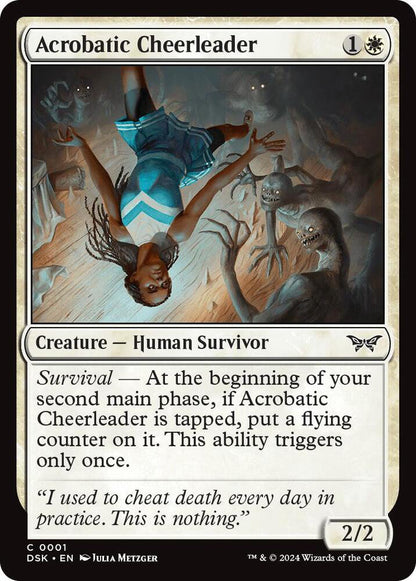 Acrobatic Cheerleader DSK Creature Human Survivor NM