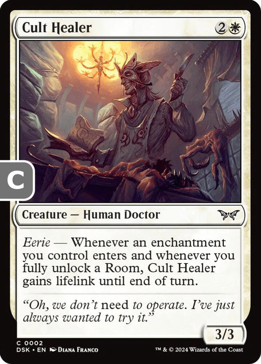 Cult Healer DSK Creature Human Doctor NM
