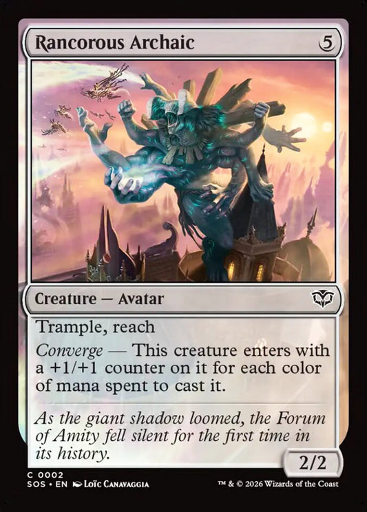Rancorous Archaic SOS Creature Avatar NM