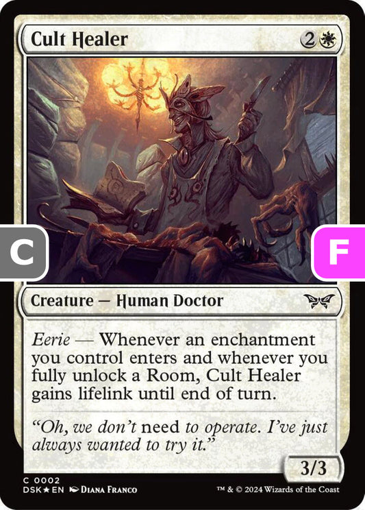 Cult Healer DSK Creature Human Doctor *Foil* NM