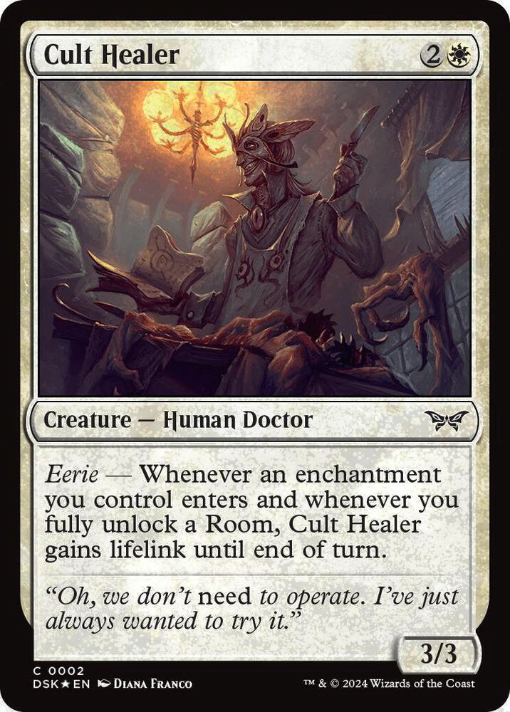 Cult Healer DSK Creature Human Doctor *Foil* NM