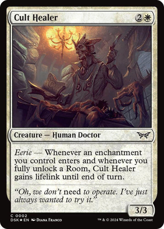 Cult Healer DSK Creature Human Doctor *Foil* NM