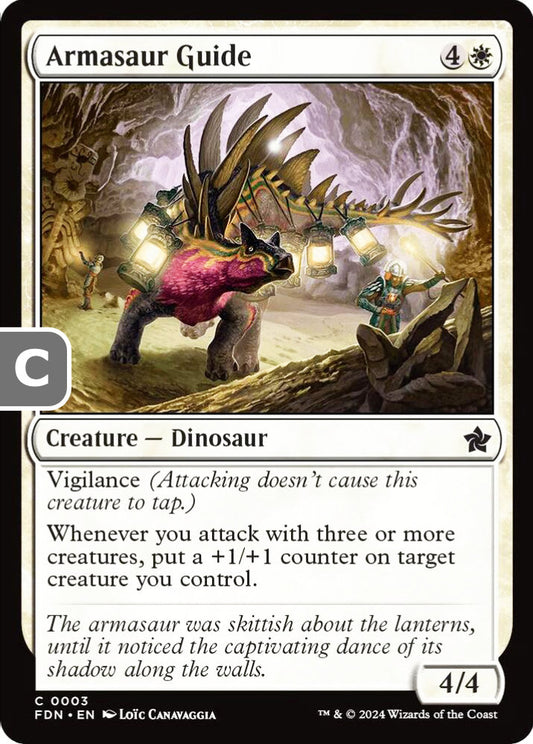 Armasaur Guide FDN Creature Dinosaur NM
