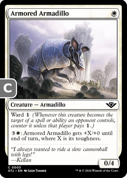 Armored Armadillo OTJ Creature Armadillo NM