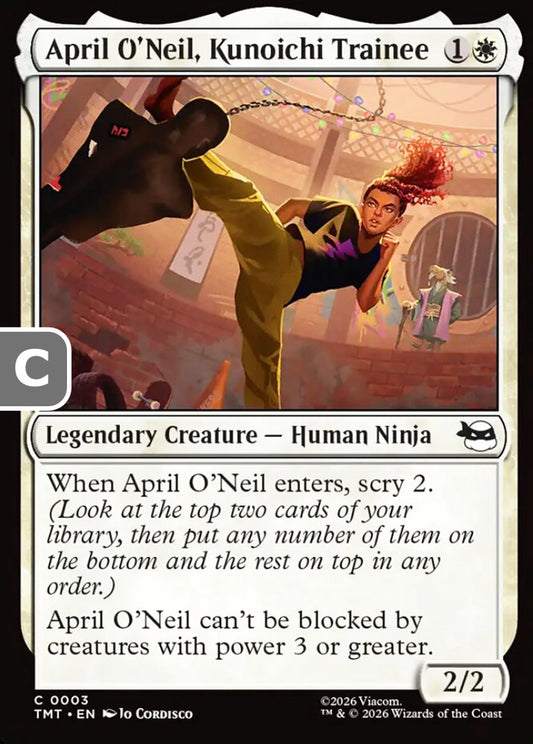 April O'Neil, Kunoichi Trainee TMT Legendary Creature Human Ninja NM