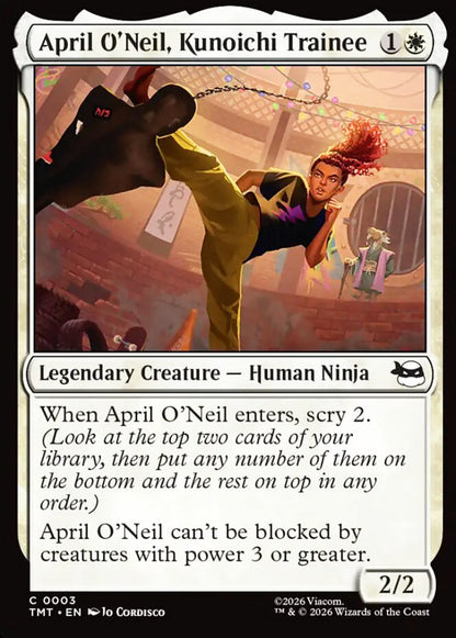 April O'Neil, Kunoichi Trainee TMT Legendary Creature Human Ninja NM