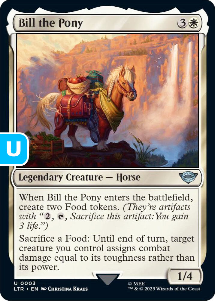Bill the Pony LTR Legendary Creature Horse NM