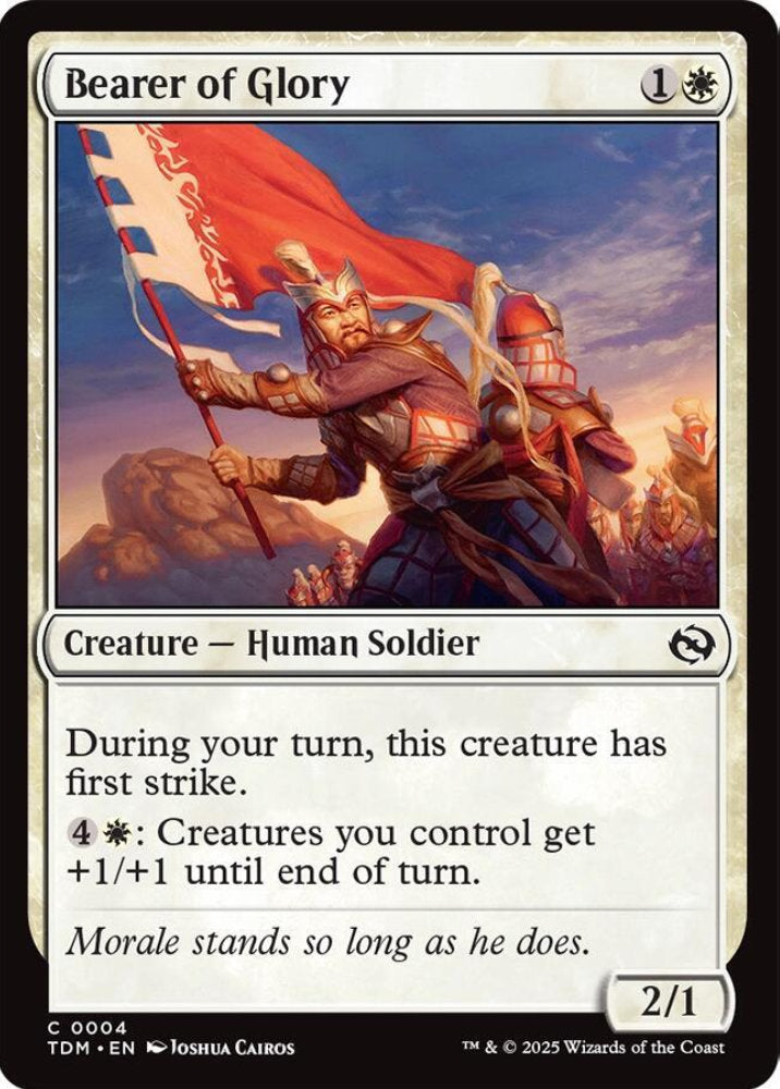 Bearer of Glory TDM Creature Human Soldier NM