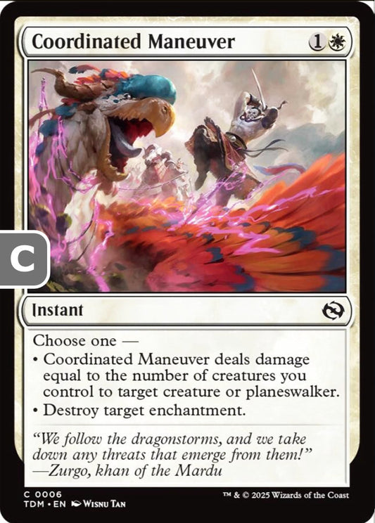 Coordinated Maneuver TDM Instant  NM