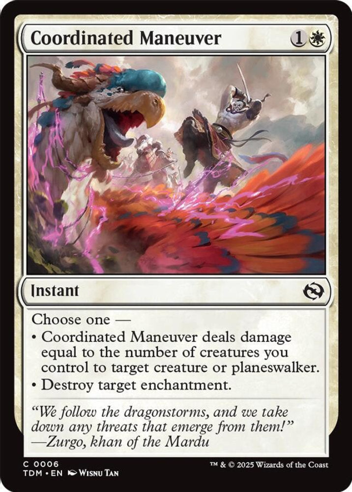 Coordinated Maneuver TDM Instant  NM