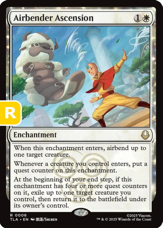 Airbender Ascension TLA Enchantment  NM