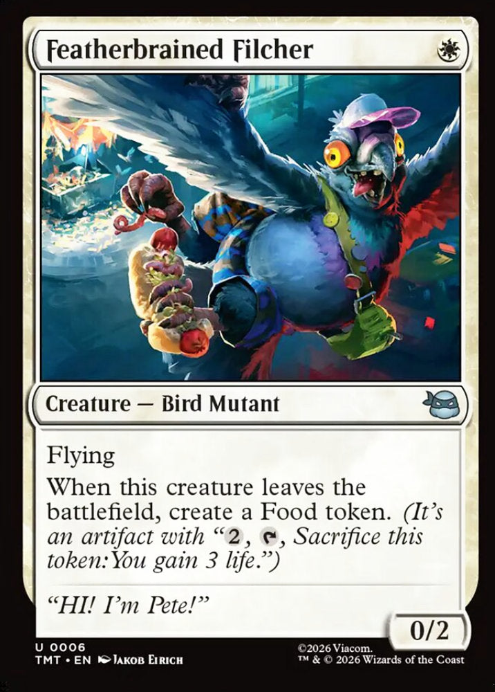 Featherbrained Filcher TMT Creature Bird Mutant NM