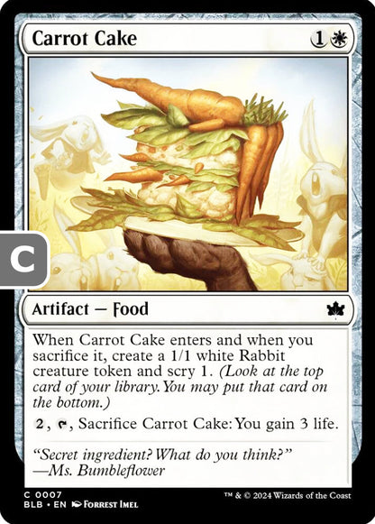 Carrot Cake BLB Artifact Food NM