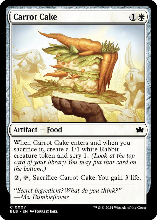 Carrot Cake BLB Artifact Food NM